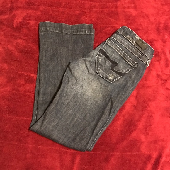 Refuge Jeans Size 1 Short Dark Wash Jeans EUC - Picture 4 of 8